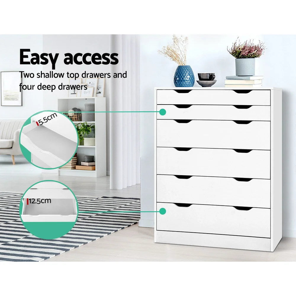 Chest of Drawers Tallboy Cabinet Storage Dresser Table