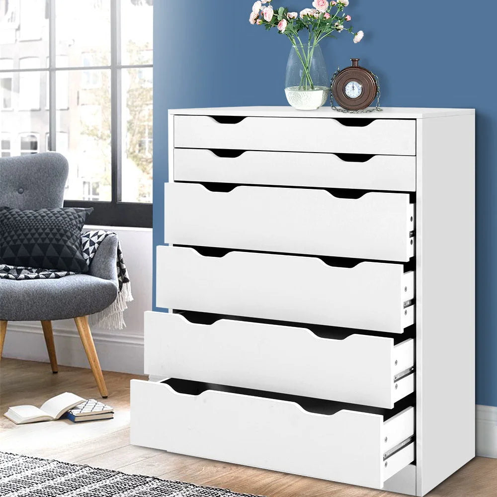 Chest of Drawers Tallboy Cabinet Storage Dresser Table Bedroom Storage 6 from Home My Garden