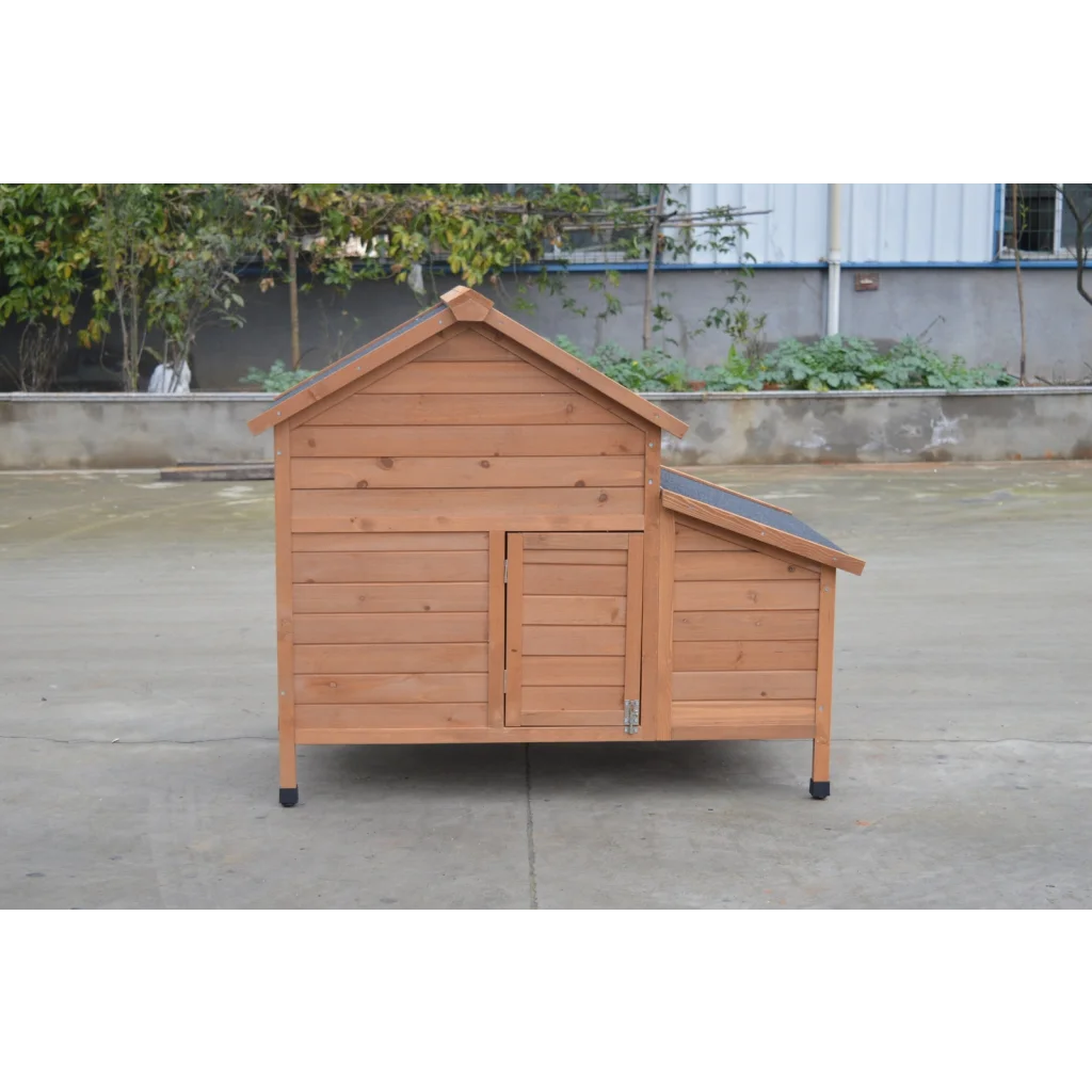 Chicken Coop Brown Rabbit Hutch Cat Cage Hen Chook House