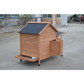 Chicken Coop Brown Rabbit Hutch Cat Cage Hen Chook House