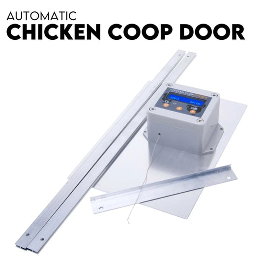 Chicken Coop Door with Digital LCD Screen Timer and Sensor