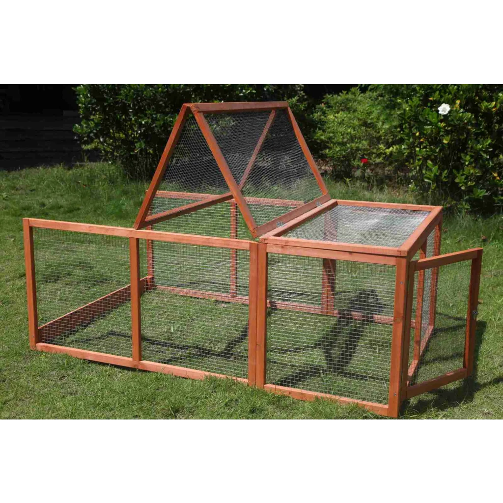 Chicken Coop Large Run Guinea Pig Cage Villa Extension