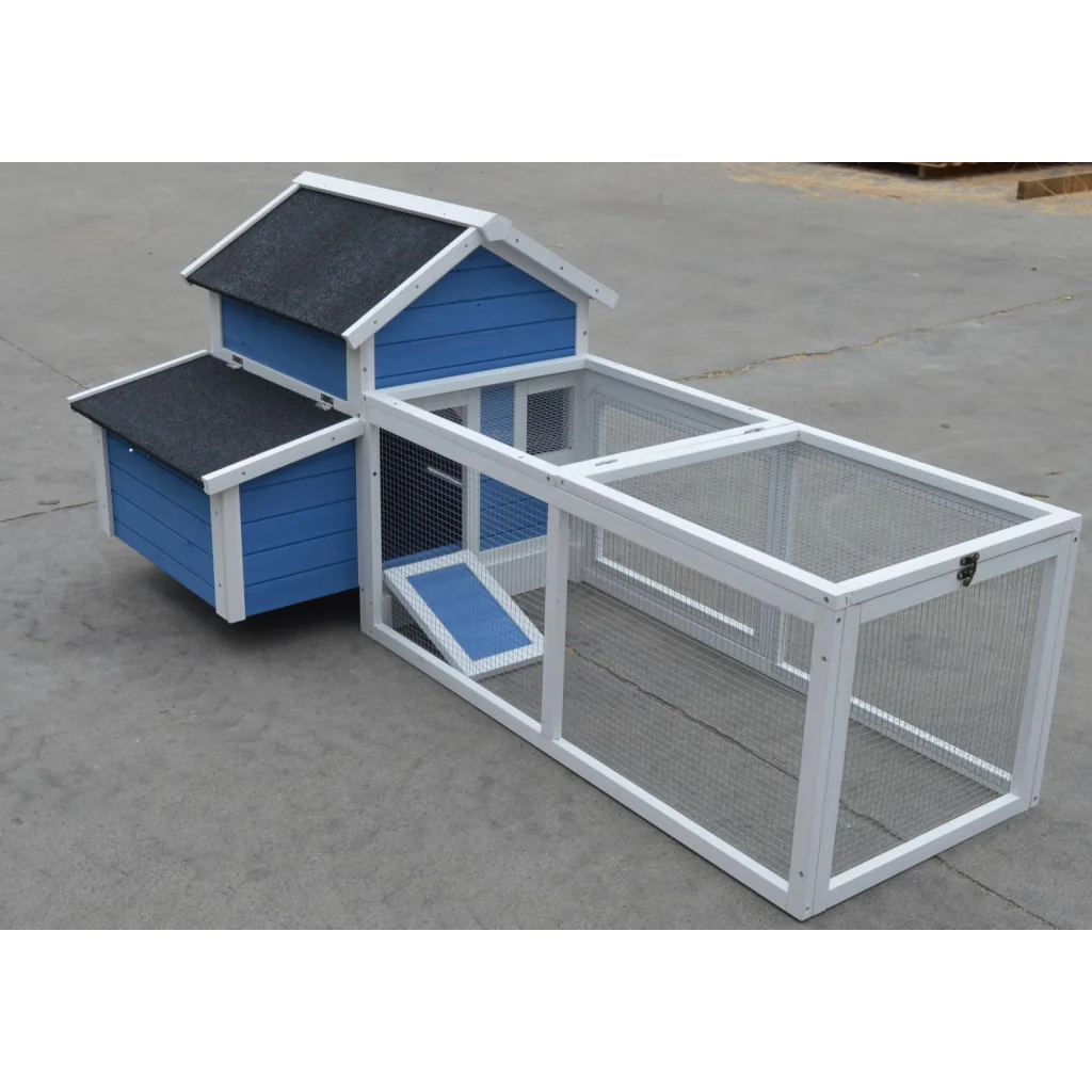 Chicken Coop Rabbit Hutch Ferret Cage Large - Hen Chook Cat