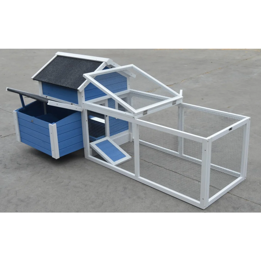 Chicken Coop Rabbit Hutch Ferret Cage Large - Hen Chook Cat