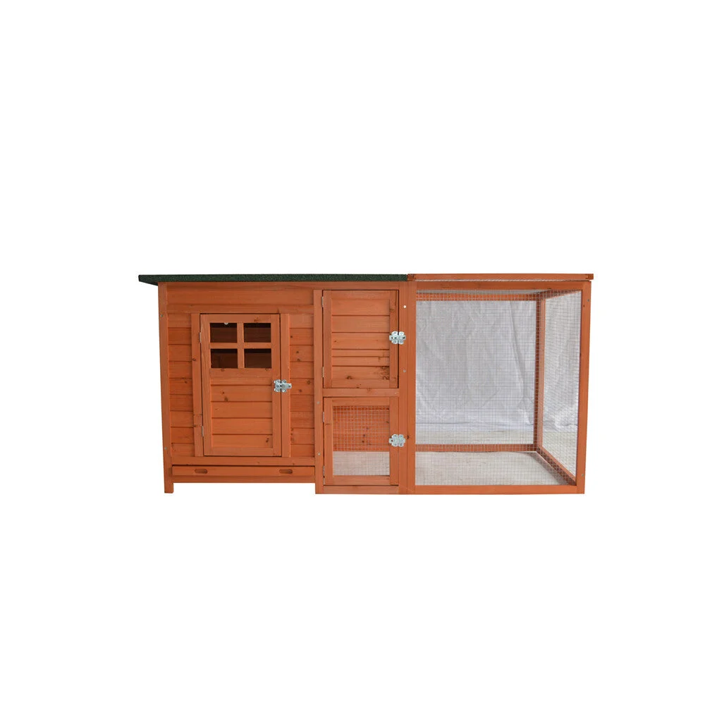 Chicken Coop Rabbit Hutch Ferret Cage Large - Hen Chook Cat