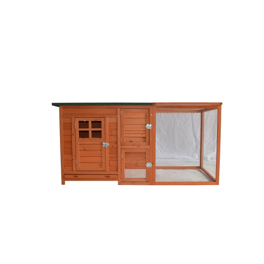 Chicken Coop Rabbit Hutch Ferret Cage Large - Hen Chook Cat