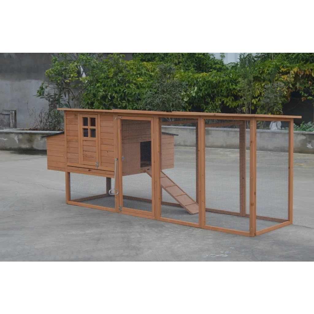 Chicken Coop XXL 280cm Guinea Pig Rabbit Hutch Ferret House