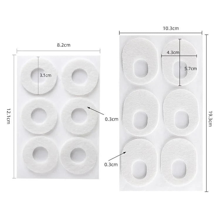 Chicken Eye Stick Foot Pain Patch Anti-Wear Felt - Oval