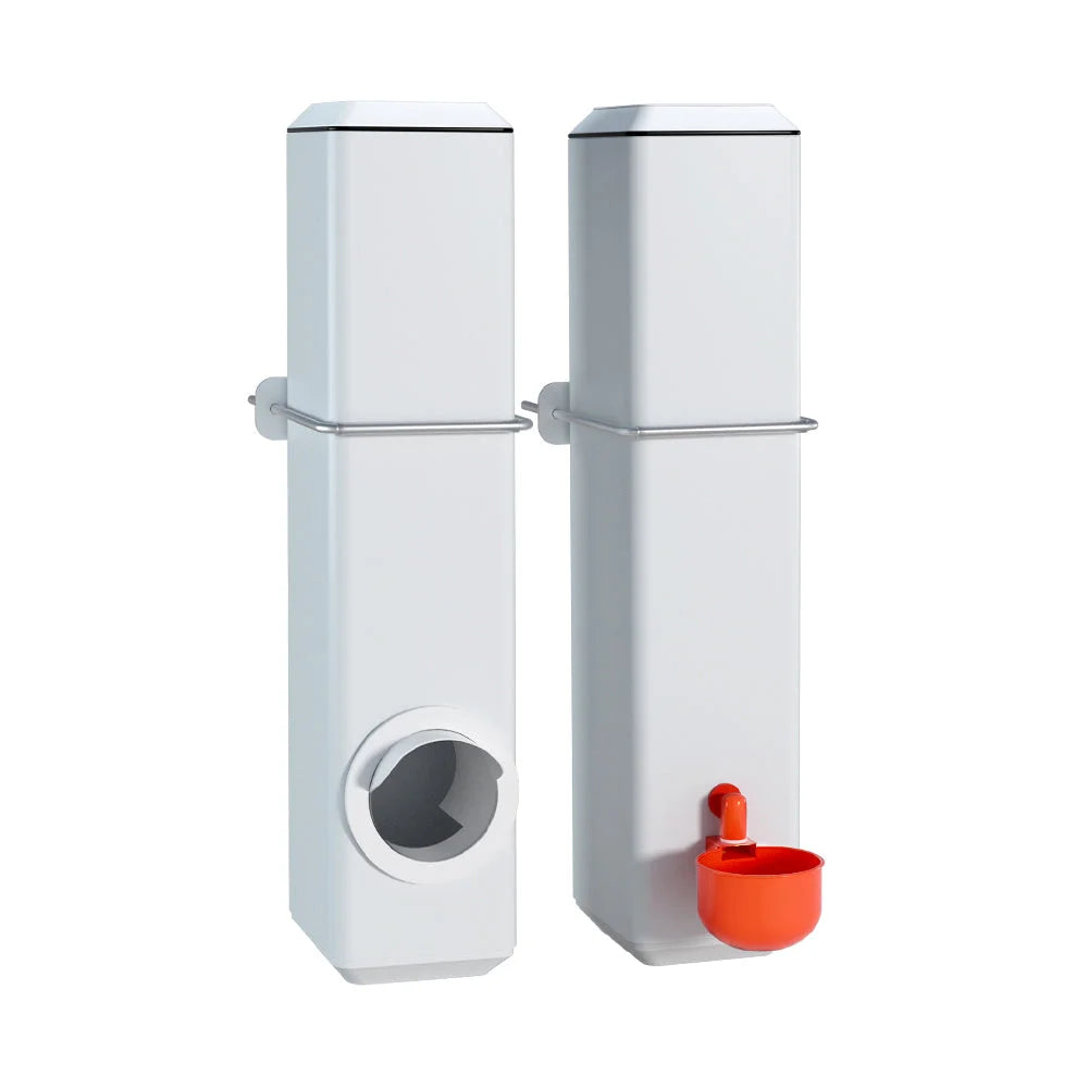 4l chicken feeder water with dispenser automatic waterer giantz