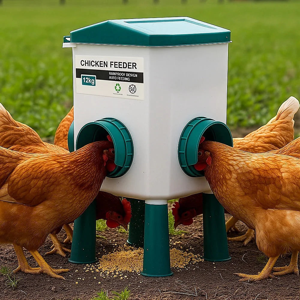Chicken Feeder Water Food Treadle Poultry