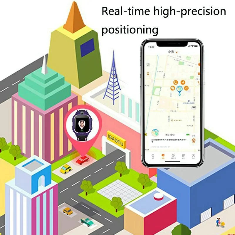 Children Phone Watch Smart Positioning Full Touch Screen