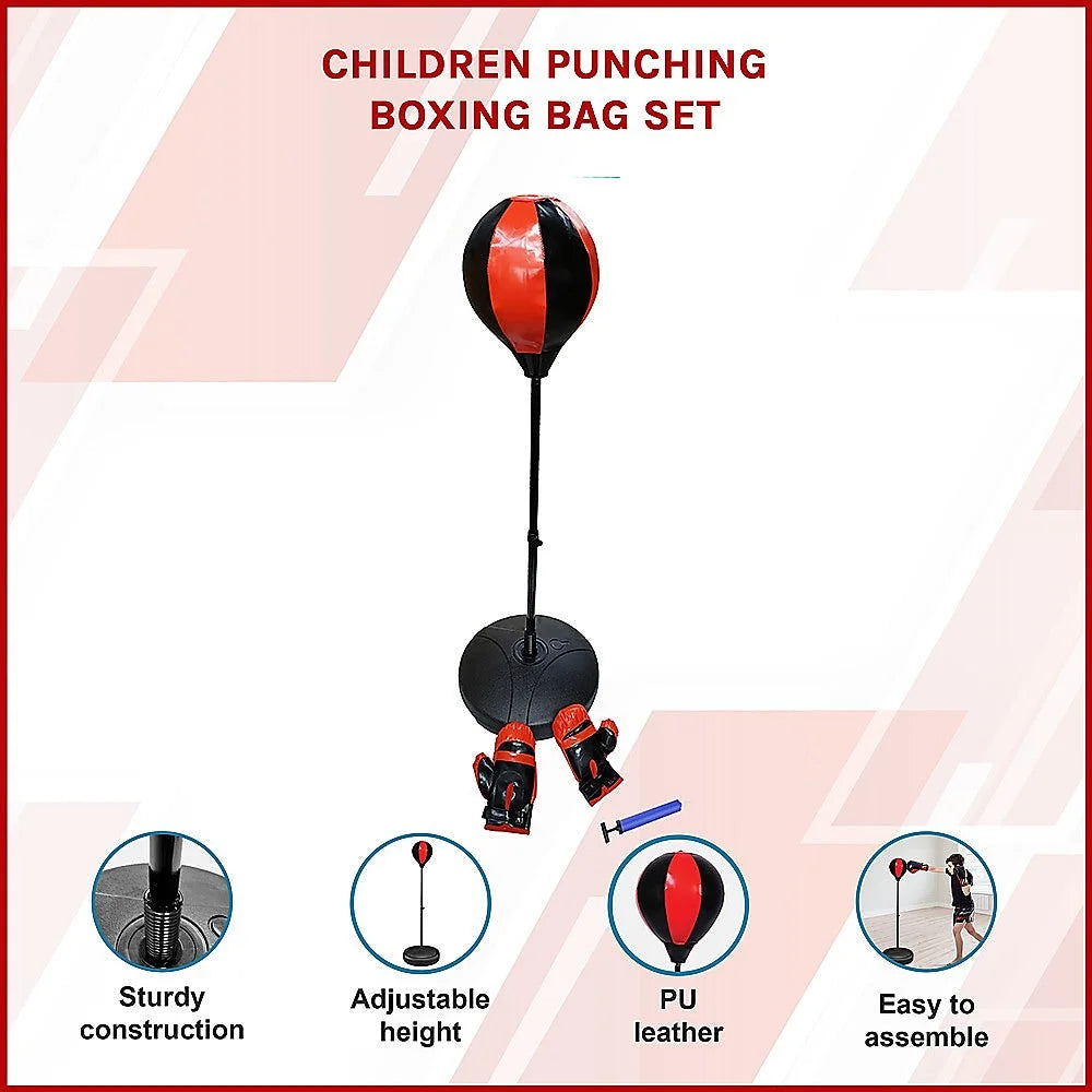 Children Punching Boxing Bag Set - Sports & Fitness >