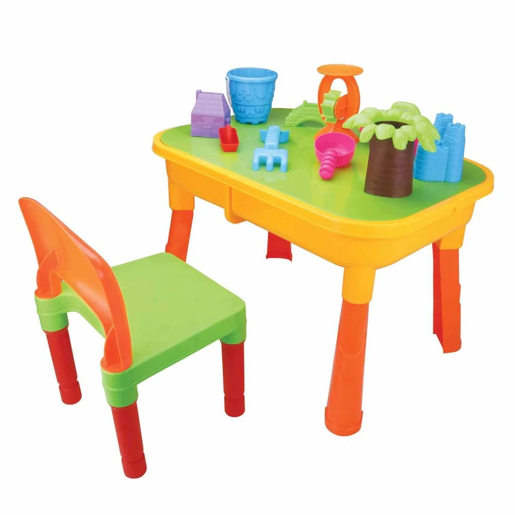 Children’s 2-in-1 Sand & Water Table with 18 Play