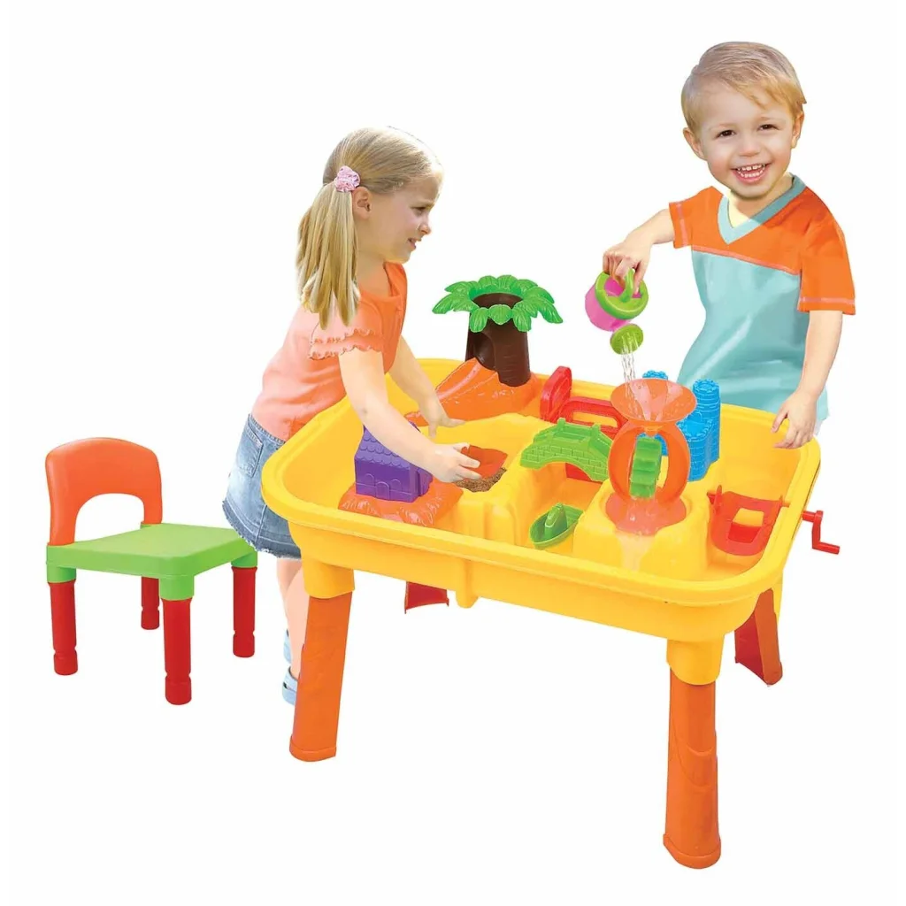 Children’s 2-in-1 Sand & Water Table with 18 Play
