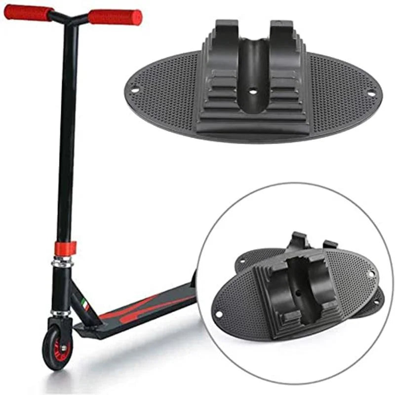 Children’s Bicycle Parking Rack - Fixed Scooter Wheel Pad