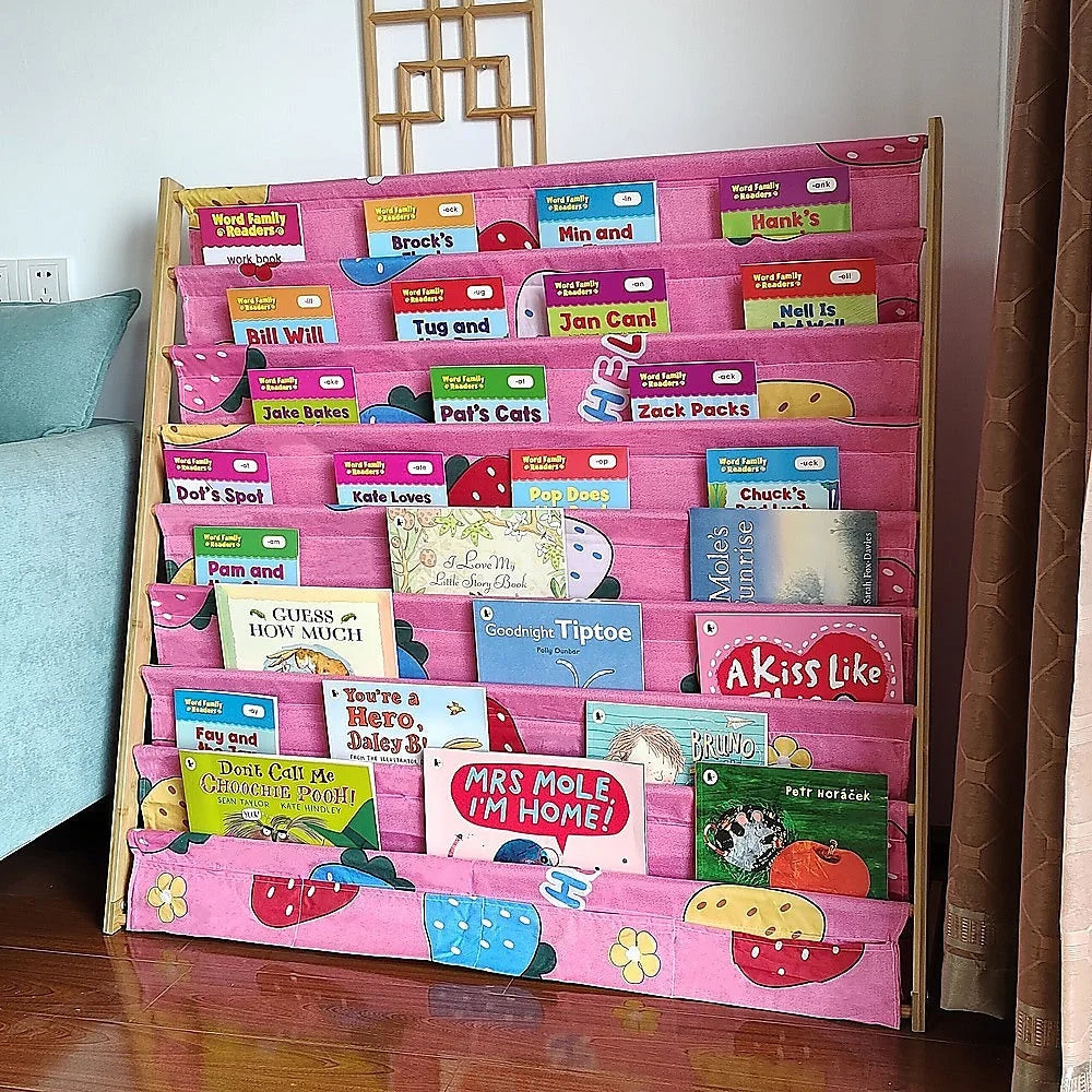 Children’s Bookshelf - Bookcase Magazine Rack Home Storage