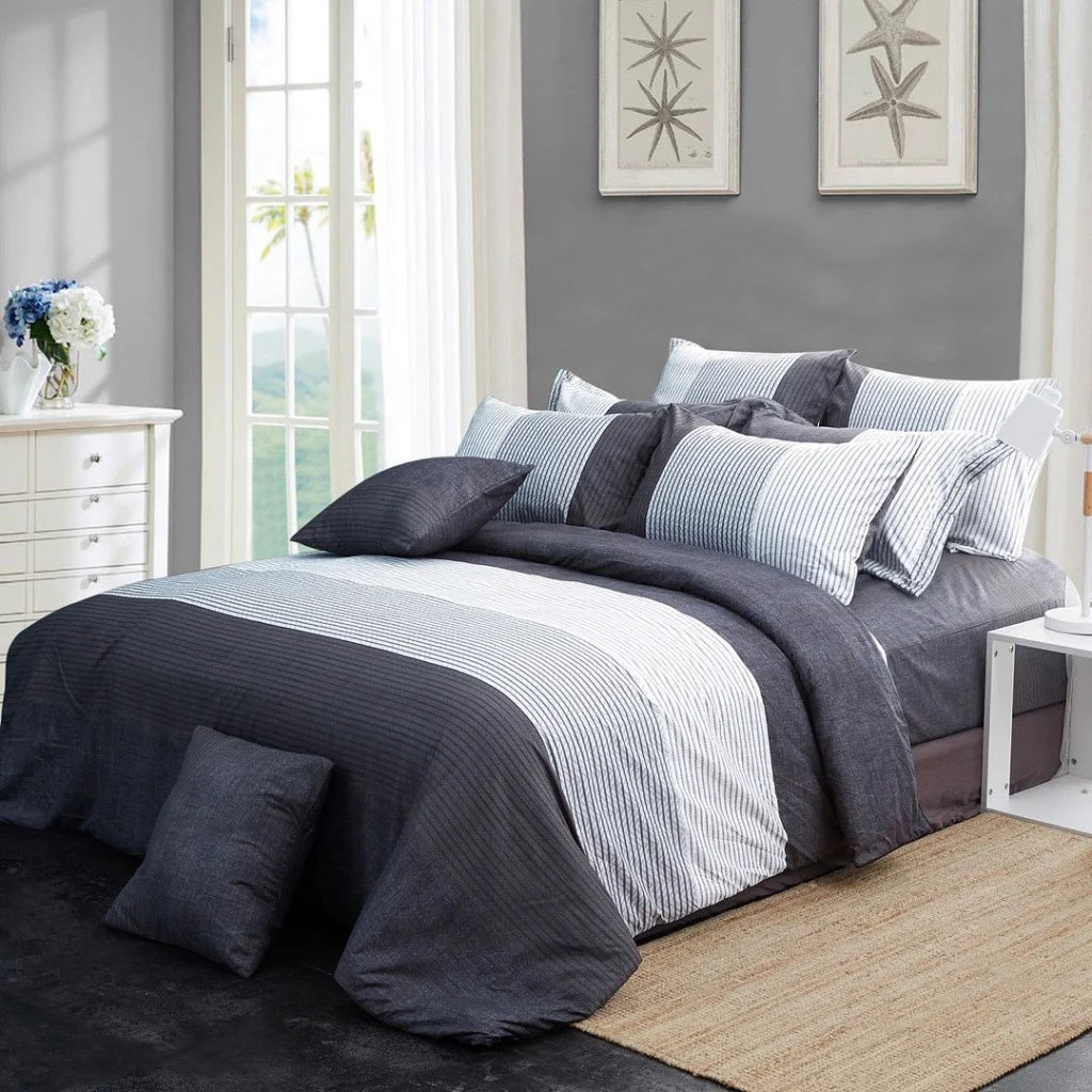 Chimes Queen Size Duvet Quilt Cover Set - Home & Garden