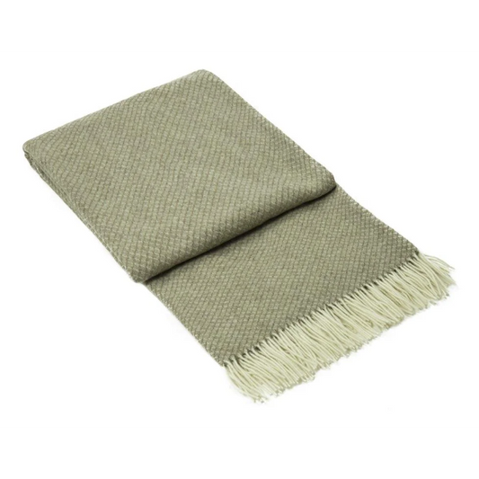 Chiswick Throw - Merino Wool/Cashmere - Beige - Decor