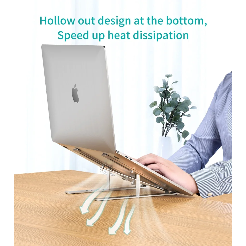 CHOETECH Aluminum Foldable Laptop Stand H045-SL - Outdoor