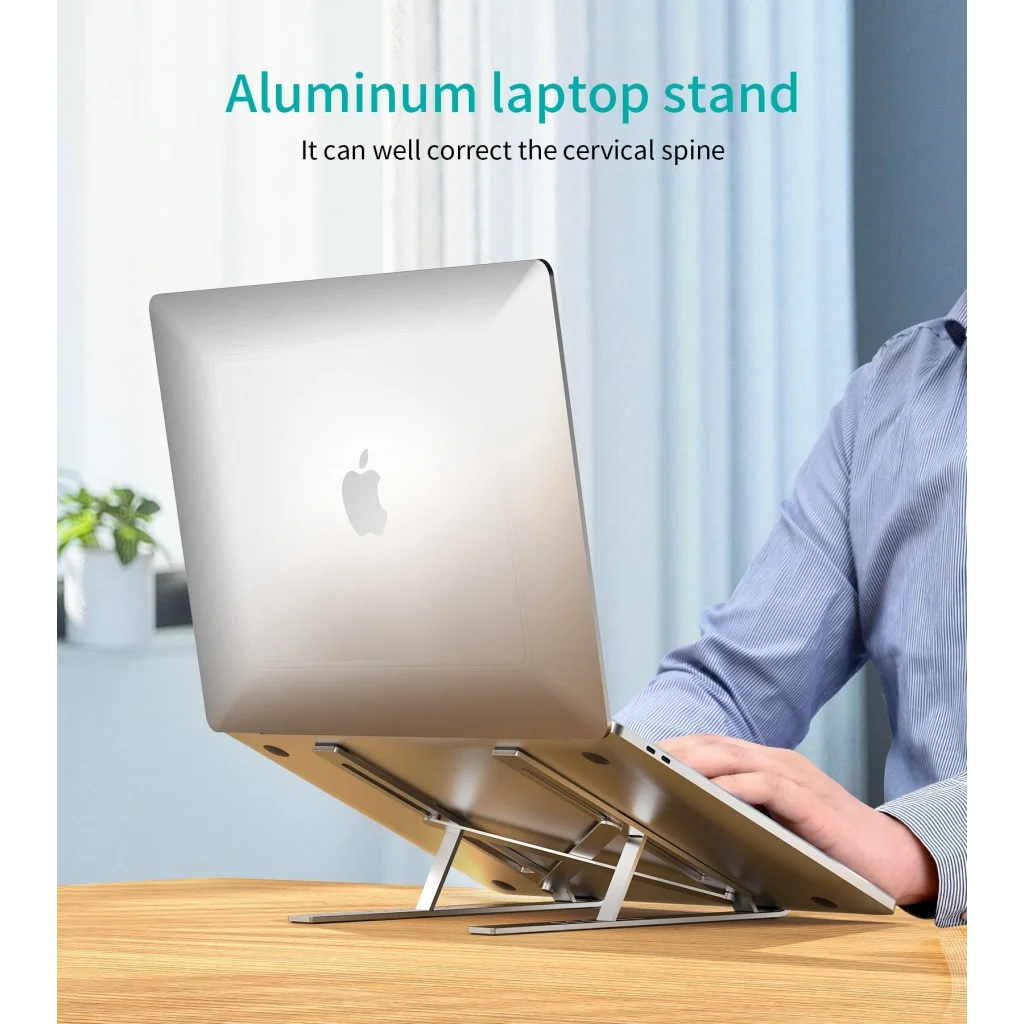 CHOETECH Aluminum Foldable Laptop Stand H045-SL - Outdoor