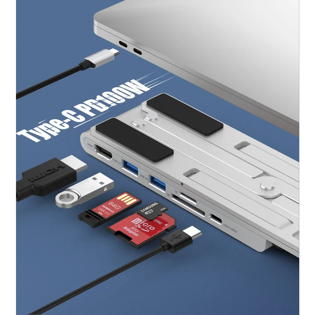 CHOETECH HUB-M43 7-in-1 USB-C Multiport Adapter