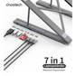 CHOETECH HUB-M48 7-in-1 Hub + Foldable Laptop stand USB-C