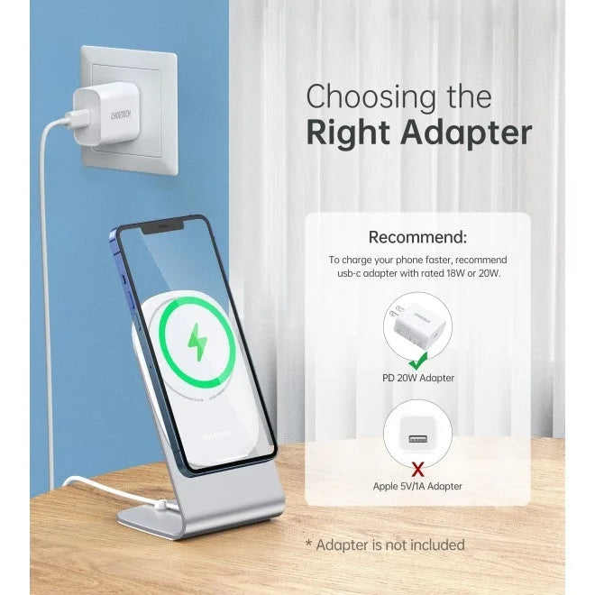 CHOETECH MagLeap Magnetic Wireless Charger with Stand