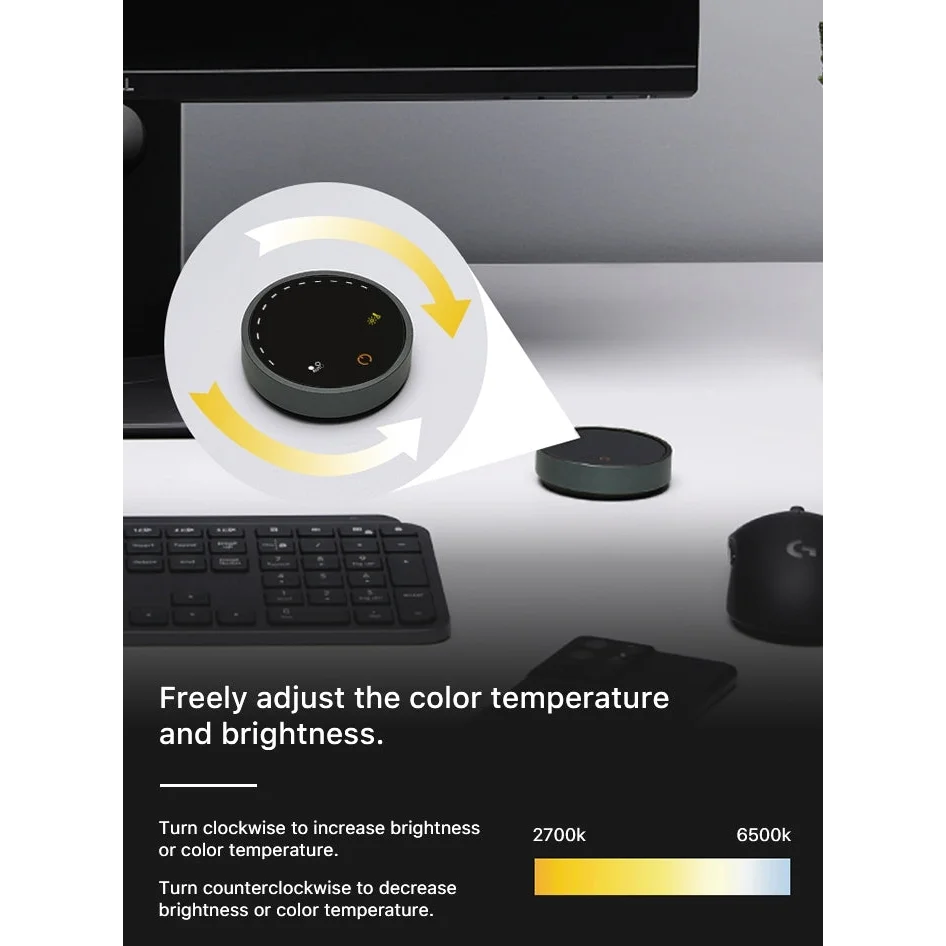 CHOETECH Wireless Controlled LED Lamp Monitor Lighting x2