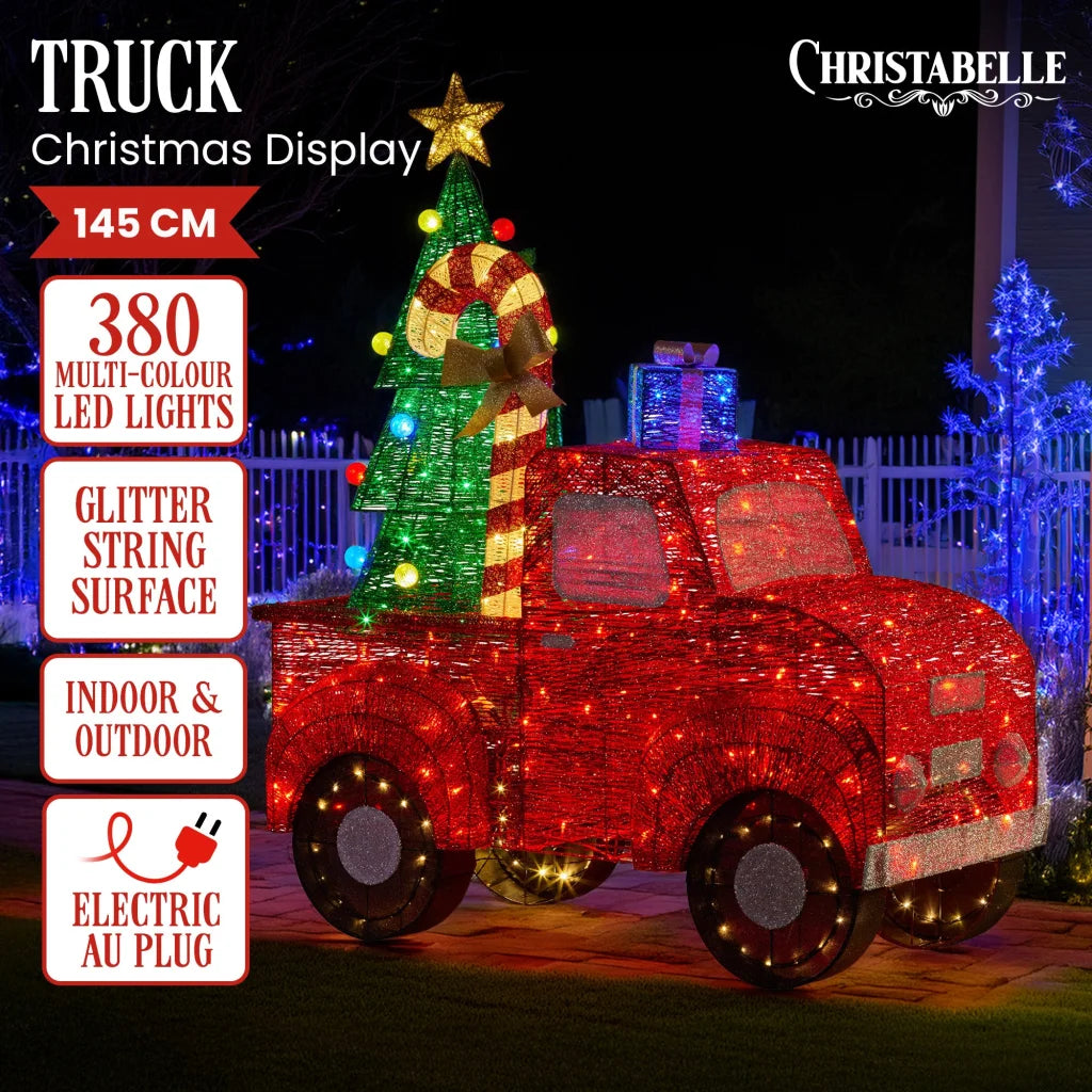 Christabelle 1.4m Christmas Tree Truck Indoor Outdoor