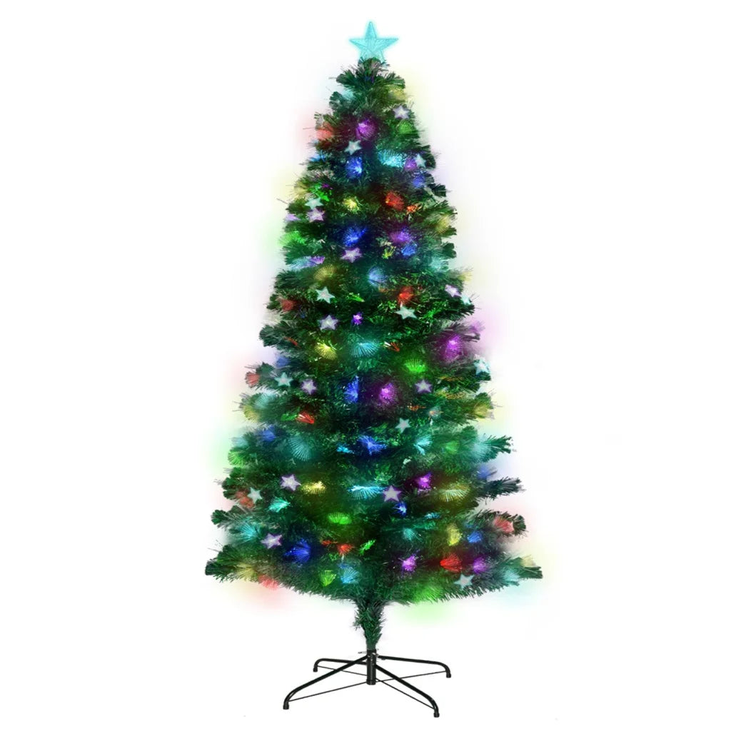 Christabelle 1.8m Enchanted Pre Lit Fibre Optic Christmas