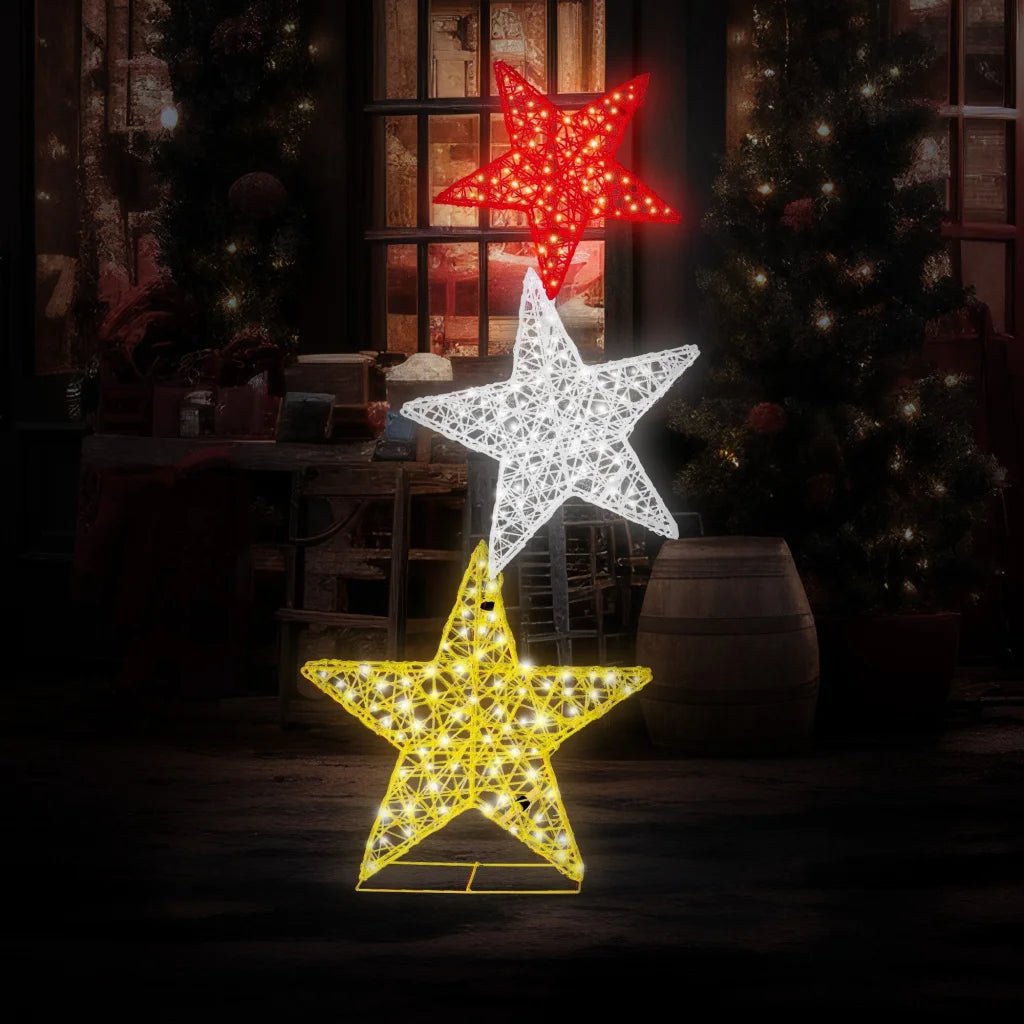 Christabelle 120cm Triple Star Christmas Display