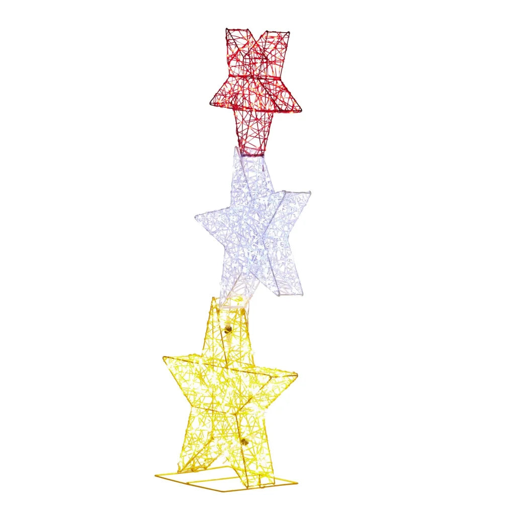 Christabelle 120cm Triple Star Christmas Display