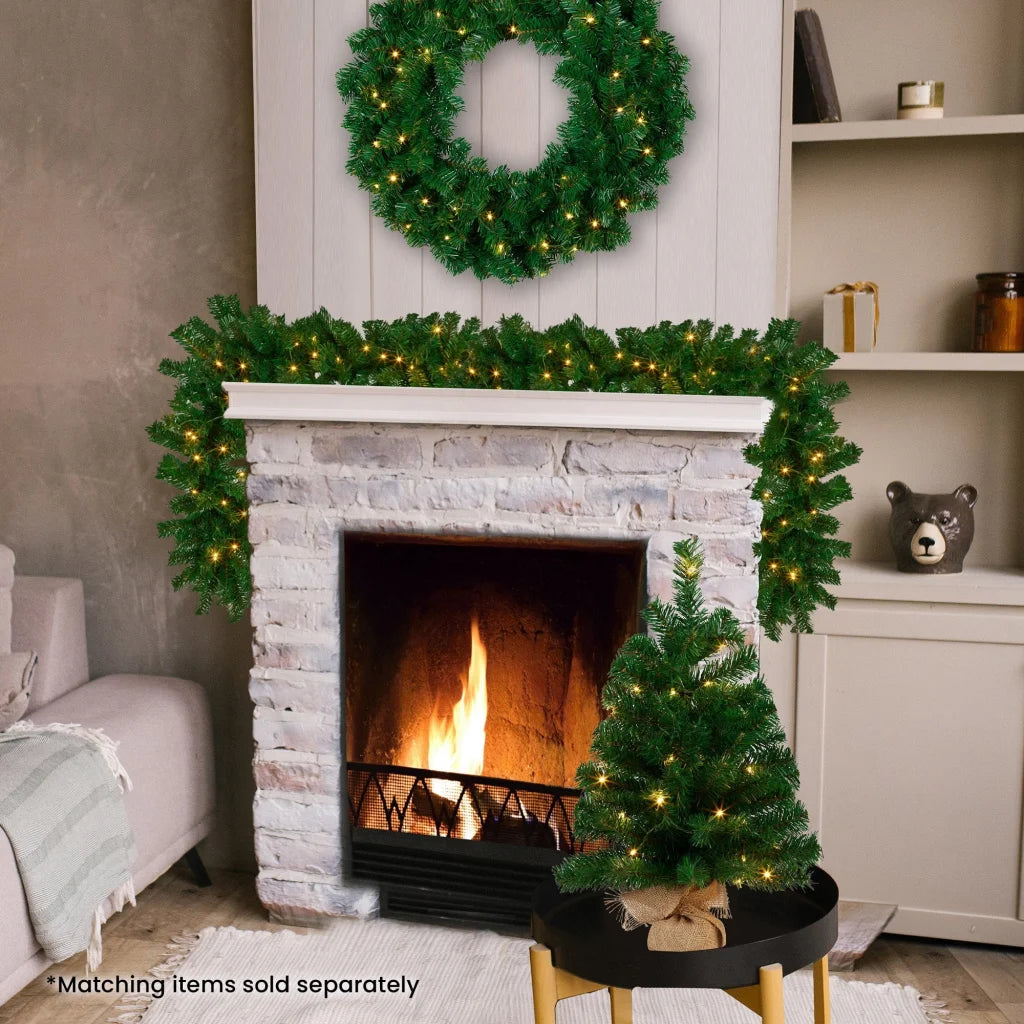 Christabelle 2.7m Christmas Garland with LED Lights