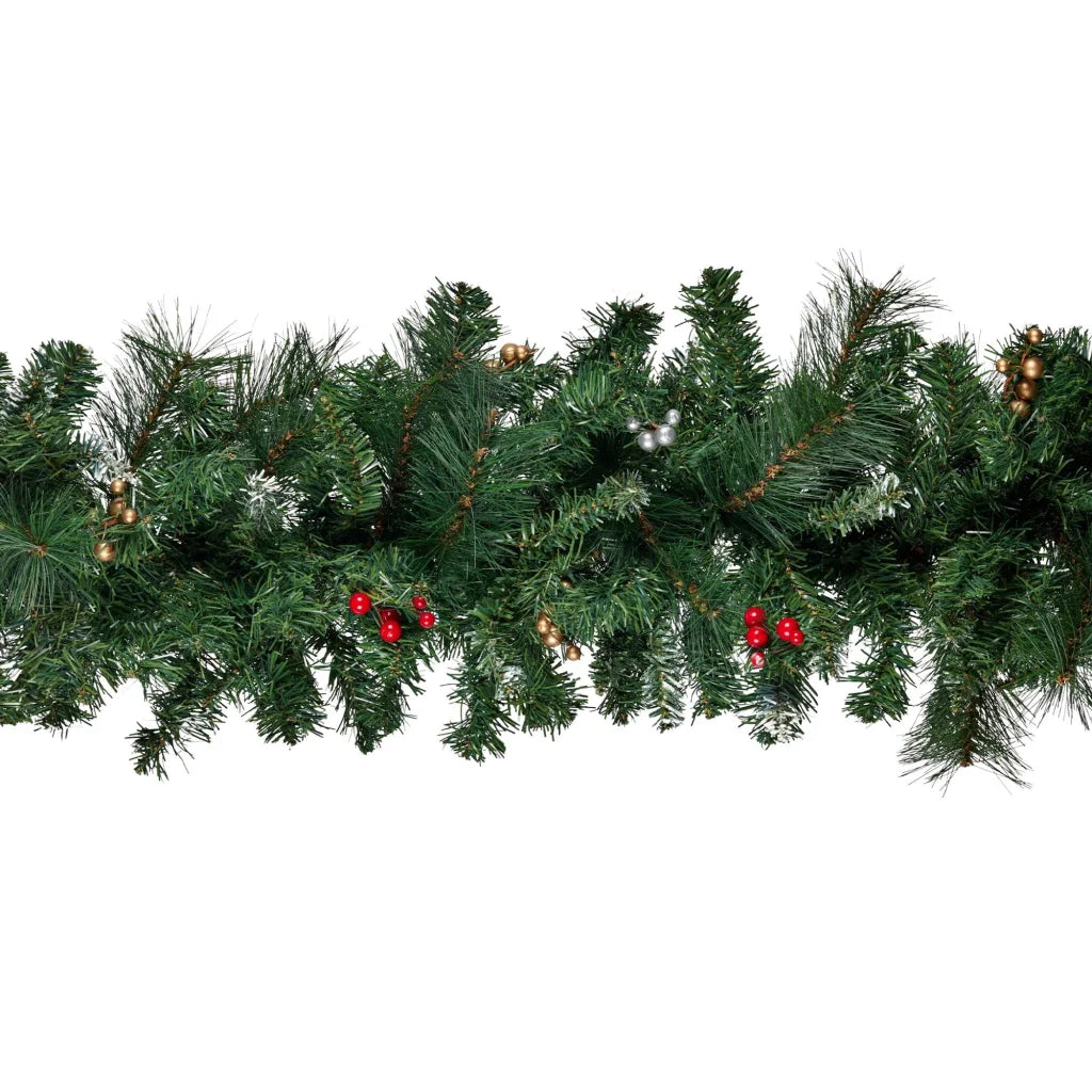 Christabelle 3.05m Christmas Garland with Berries Pine Tree