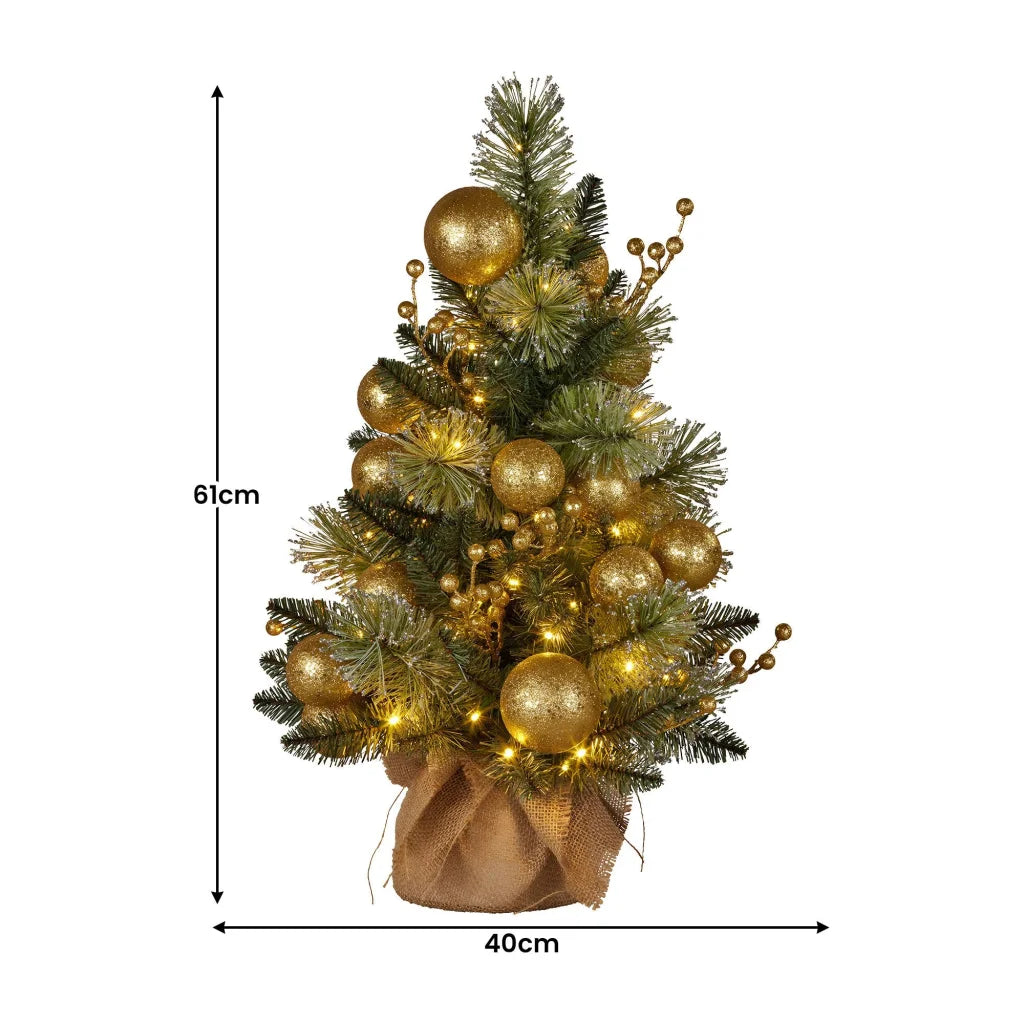 Christabelle 61cm Battery-operated Christmas Tree Warm