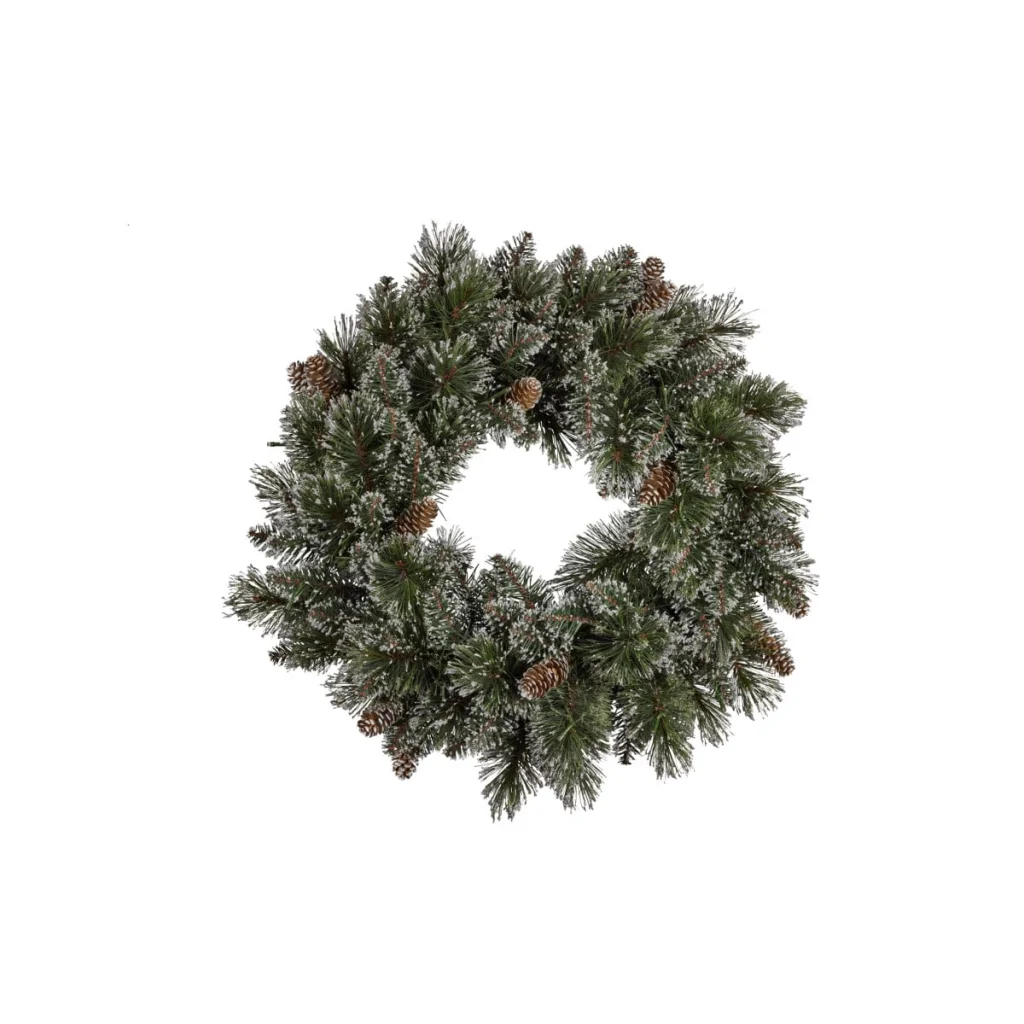 Christabelle 61cm Christmas Wreath Cashmere Pine with LED
