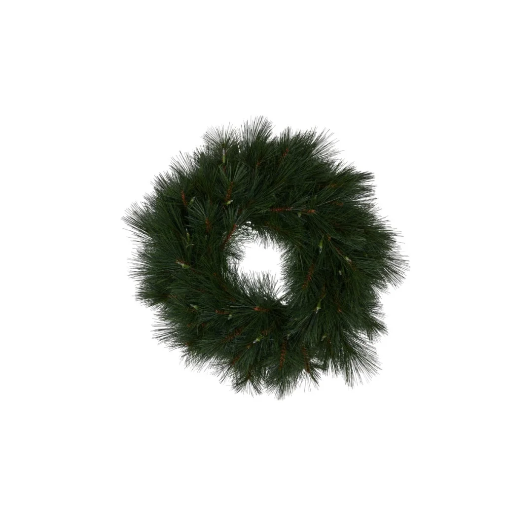 Christabelle 61cm Christmas Wreath Long Needle with LED