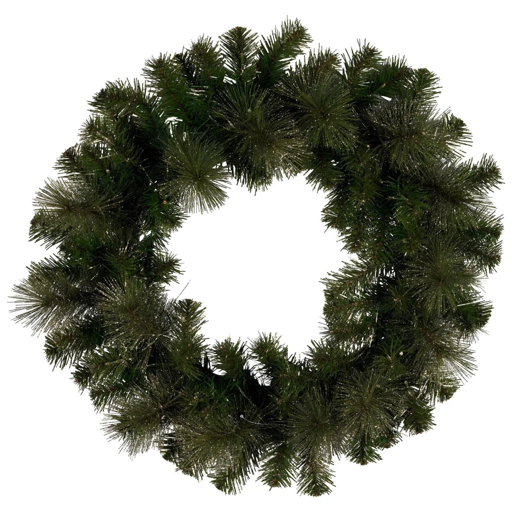 Christabelle 61cm Christmas Wreath with LED Lights Glittery