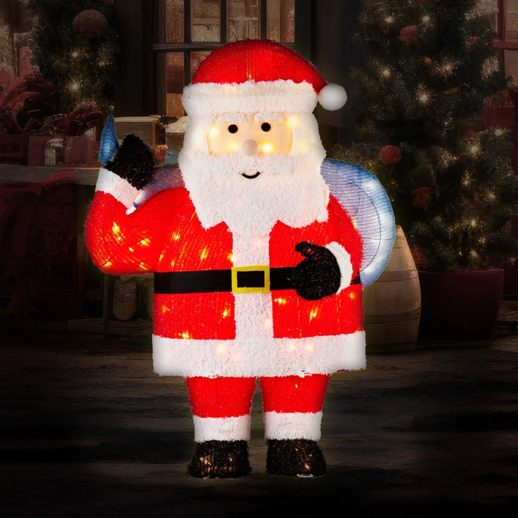 Christabelle 81cm Christmas Santa Display with Lights