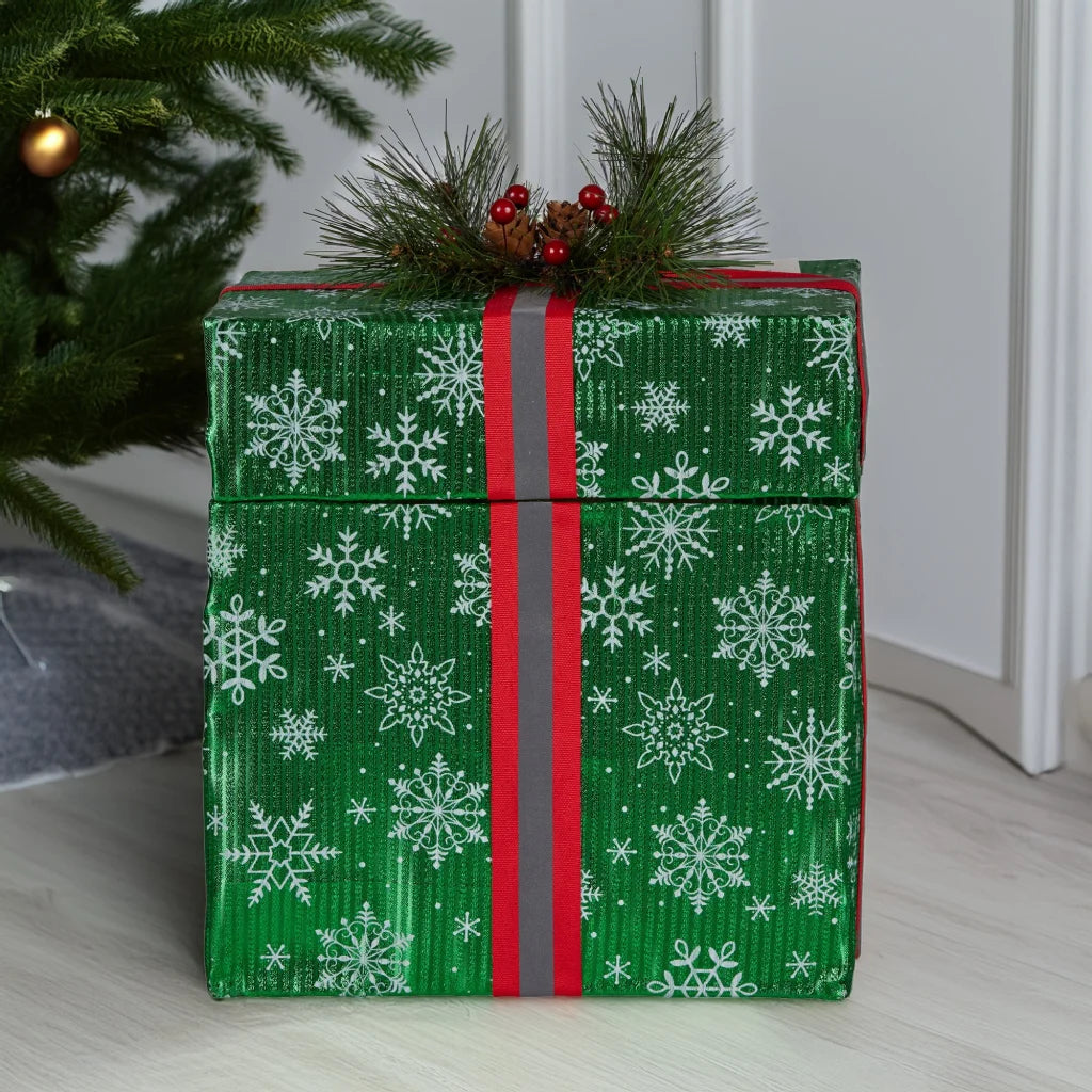 Christabelle Animated Elf Gift Box Led Lights Christmas