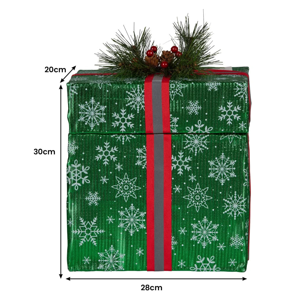 Christabelle Animated Elf Gift Box Led Lights Christmas