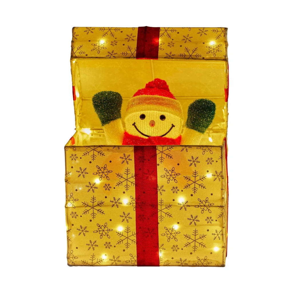 Christabelle Animated Snowman Gift Box Led Christmas Tree