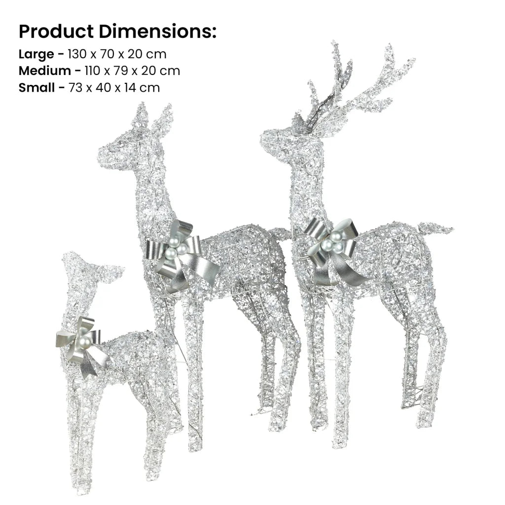 Christabelle Christmas Reindeer Display Set 3 Indoor &