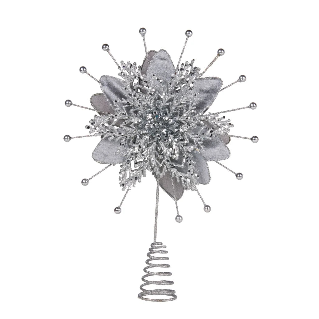 Christabelle Christmas Tree Topper Poinsettia Decoration