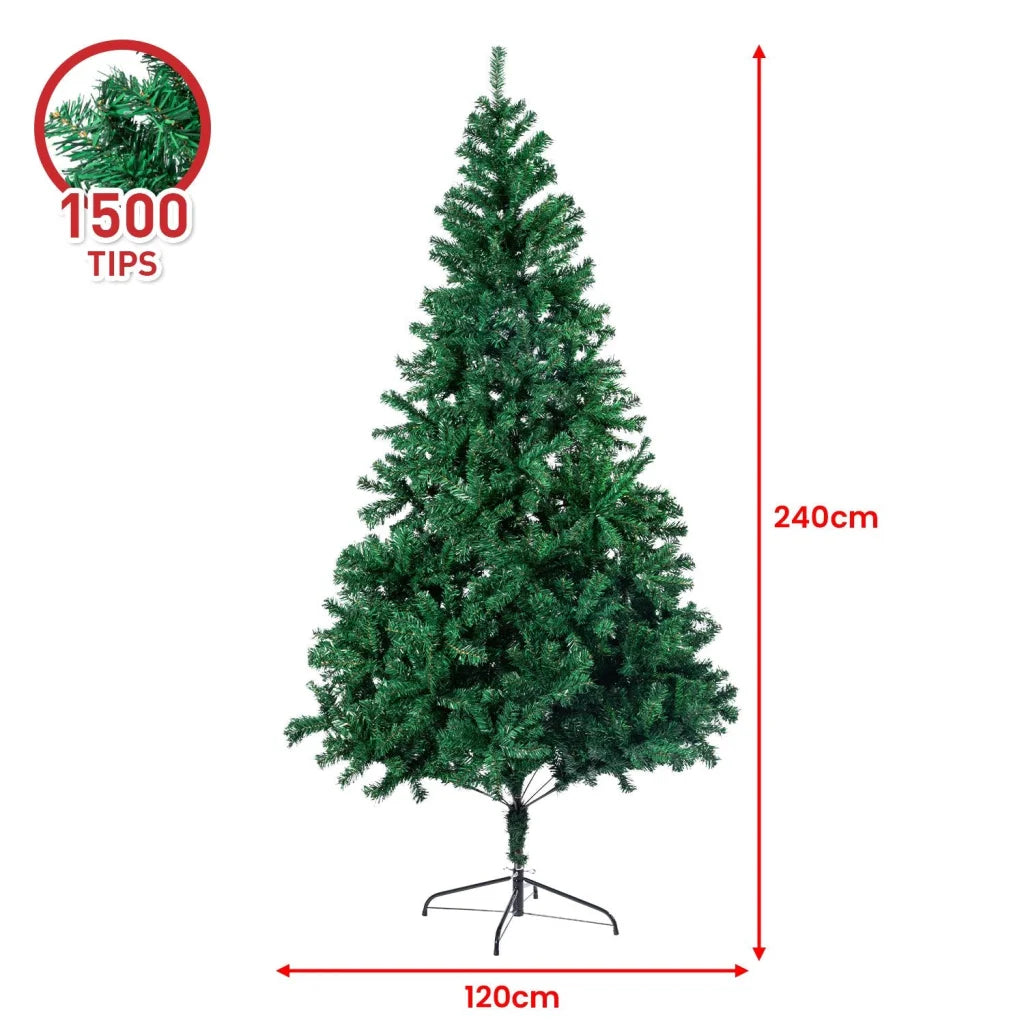 Christabelle Green Christmas Tree 2.4m Xmas Decor