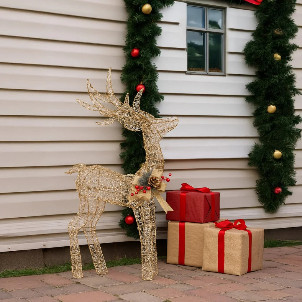 Christabelle Light Up Christmas Reindeer Display Indoor &