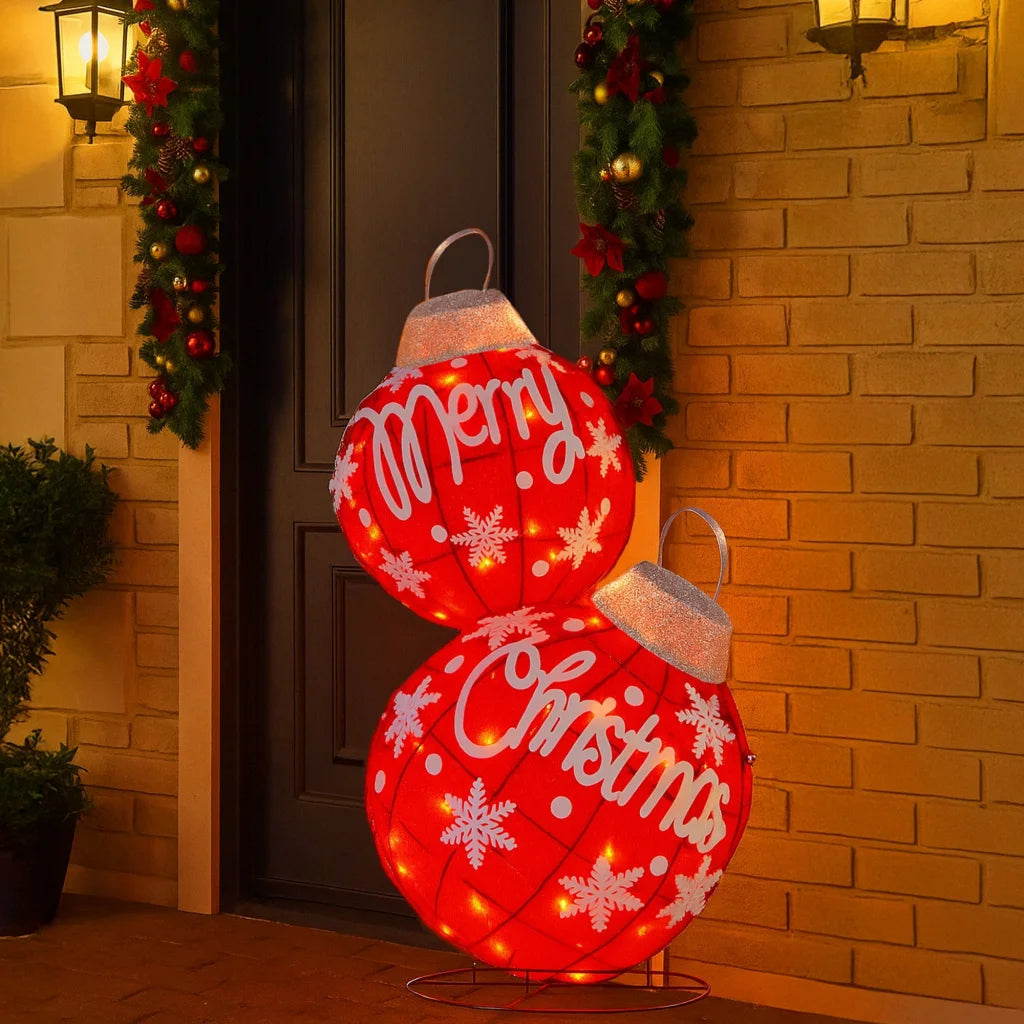 Christabelle Oversized Christmas Bauble Display Warm White