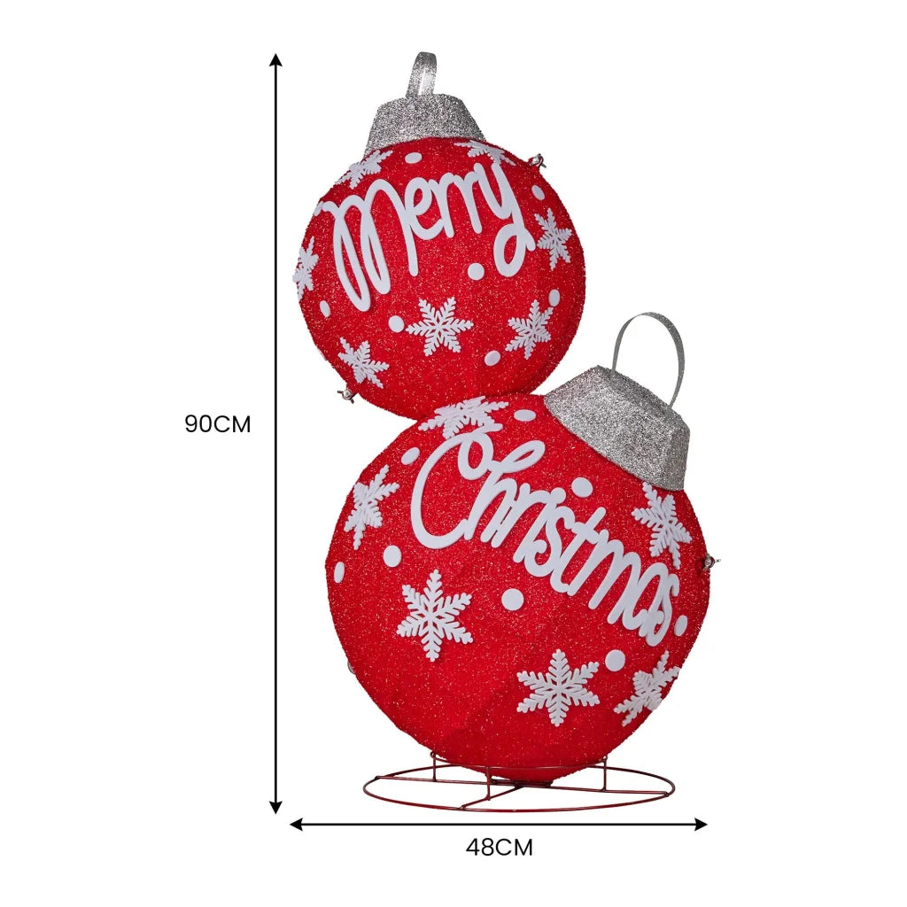 Christabelle Oversized Christmas Bauble Display Warm White