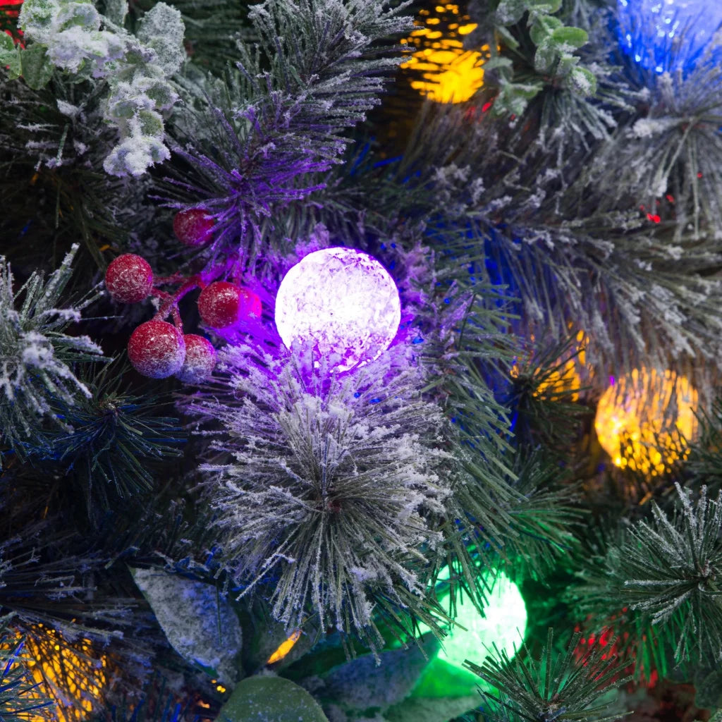 Christabelle Snowy Crown Pine 2.7m Multicolour Pre-Lit