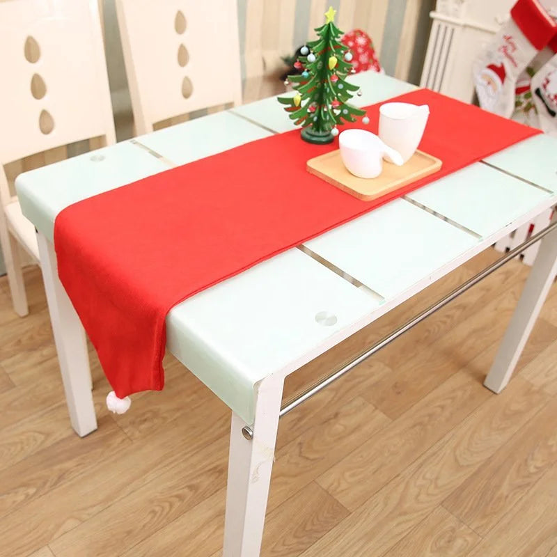 Christmas Chair Covers Tablecloth Runner Decoration Xmas
